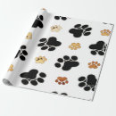 Search for foot wrapping paper Dog