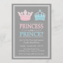 Search for prince or princess gender reveal Party