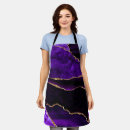 Search for purple glitter aprons Gemstone
