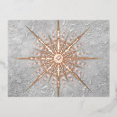 Search for winter snowflake postcards Pink