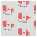Search for canadian maple leaf fabric Canada