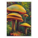 Search for yellow mushrooms postcards Woodland