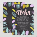 Search for palm birthday invitations Tropical