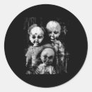 Search for creepy dolls stickers Scary