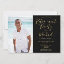 Search for black farewell party invitations Modern