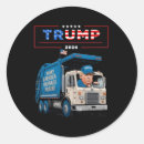 Search for garbage truck stickers Political