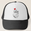 Search for golf player hats Typography