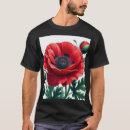 Search for red poppies tshirts Botanical