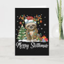 Search for funny sloth christmas cards Tree