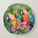 Search for parrot cushions Watercolor