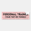 Search for trainer bumper stickers Sports