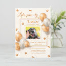 Search for pawty birthday invitations Dog lover