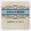 Search for blue border stickers Elegant