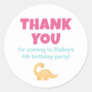 Search for thank you party favour stickers Birthday