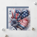 Search for patriotic heart cards America
