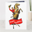 Search for vintage cowboy birthday cards Horse