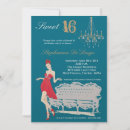 Search for victorian sweet 16 invitations Elegant