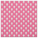 Search for halloween skull fabric White