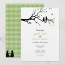 Search for cat wedding invitations Green