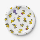 Search for charlie brown plates Yellow bird