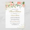 Search for peach sweet 16 invitations Botanical