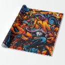 Search for urban graffiti wrapping paper Modern