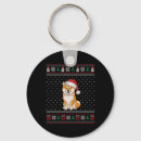 Search for wearing santa key rings Glitter christmas tree