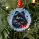 Search for black pomeranian christmas tree decorations Cute