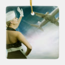 Search for flight attendant christmas tree decorations Pilot