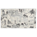 Search for vintage newspaper pillowcases Retro