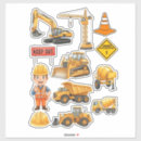 Search for construction machine stickers Excavator