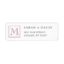 Search for last name return address labels Stylish