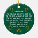 Search for irish blessing christmas tree decorations Shamrocks
