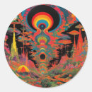 Search for psychedelic trippy stickers Retro