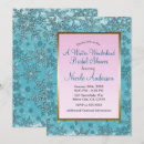 Search for snowflakes bridal shower invitations Gold