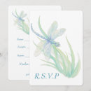 Search for dragonflies wedding invitations Blue