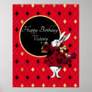 Search for alice in wonderland party signs Birthday