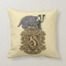 Search for badger cushions Hogwarts
