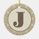 Search for initial j christmas tree decorations Monograms