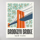 Search for brooklyn bridge posters Illustration