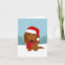 Search for wiener dog christmas cards Dachshund