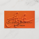 Search for neon orange business cards Salon