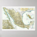 Search for map of mexico posters Vintage