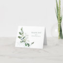Search for eucalyptus wedding thank you cards Greenery