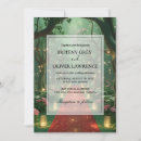 Search for enchanted forest invitations Trees flowers misty forest