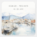 Search for river wedding stickers Watercolor