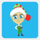 Search for cute christmas elf stickers Chibi