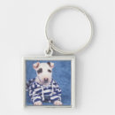 Search for bull terrier dog key rings Horizontal
