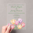 Search for pretty tulips invitations Botanical
