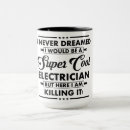 Search for funny electricians mugs Quote